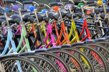 Bicycles hdr clipart