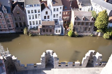 Castle in ghent clipart