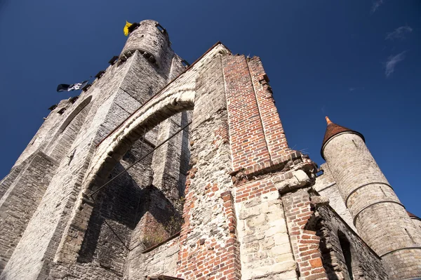 Замок в місті Гент — стокове фото