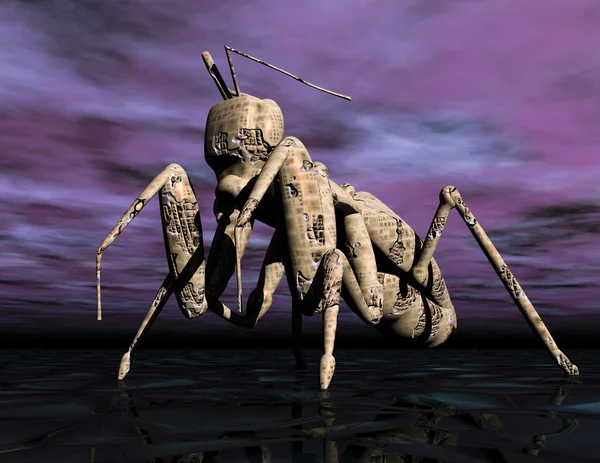 Cyfrowy mrówka — Zdjęcie stockowe