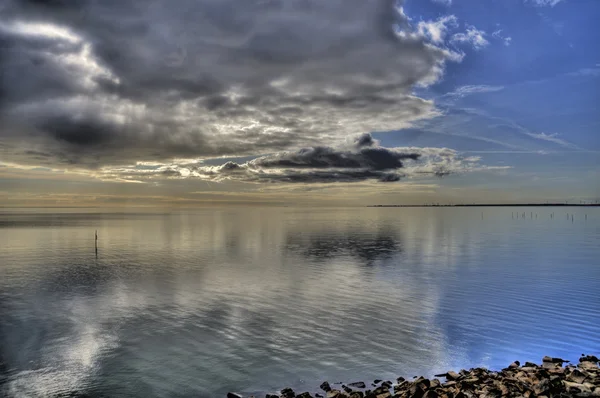 IJssel göl hdr — Stok fotoğraf
