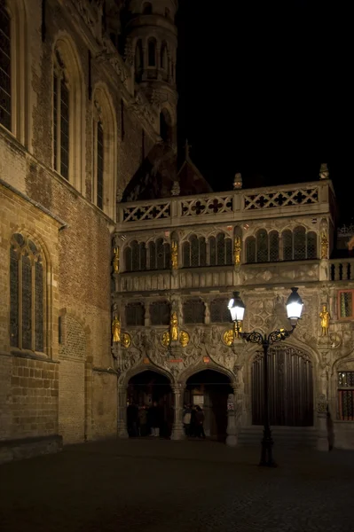 Bruges di notte — Foto Stock
