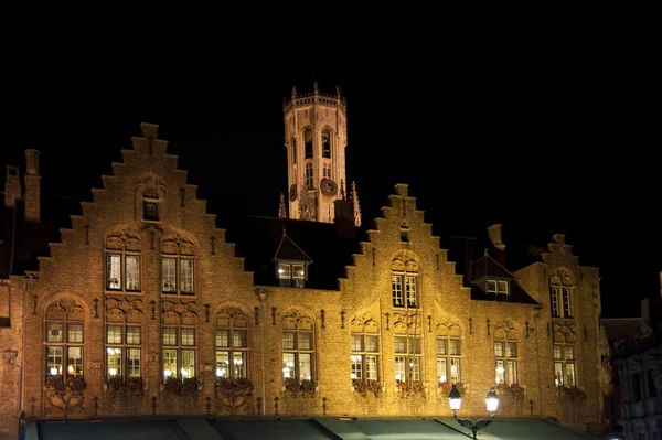 Bruges di notte — Foto Stock