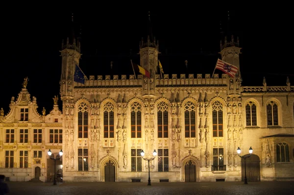 Bruges by night — Stock Photo, Image