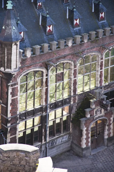 Замок в місті Гент — стокове фото