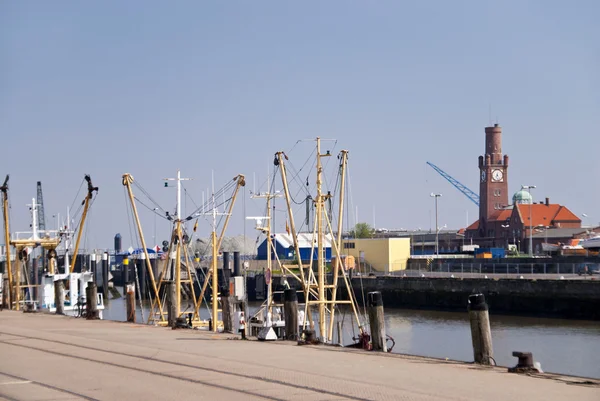 Рыболовный порт Cuxhaven — стоковое фото