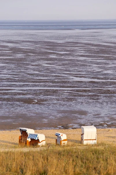 Пляж Куксхавен — стоковое фото
