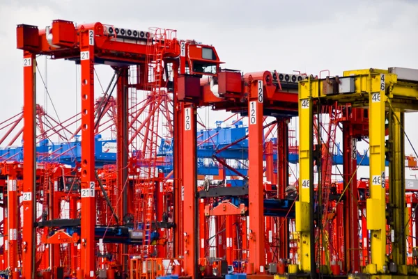 Containerterminal — Stockfoto