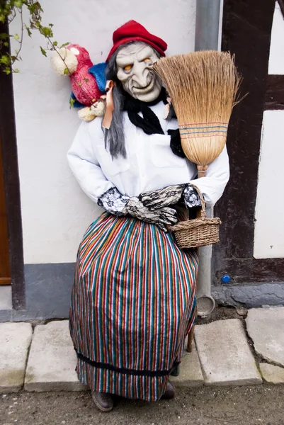 Witch in de harz gebergte, Duitsland — Stockfoto