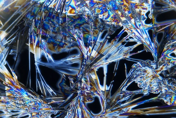Micro kristallen — Stockfoto