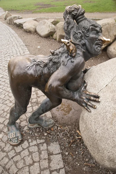 Şeytani heykel — Stok fotoğraf