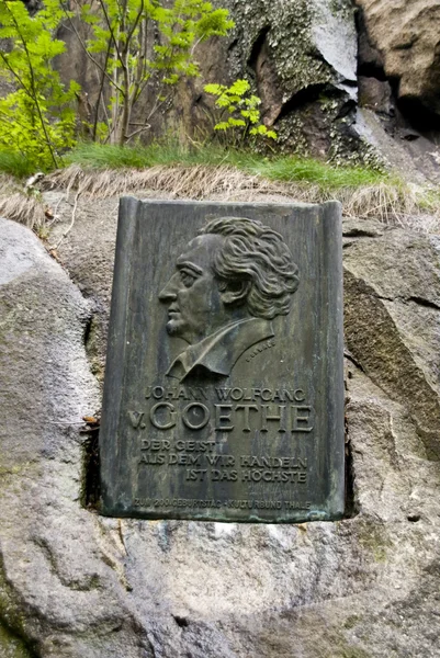 Pedra de Goethe — Fotografia de Stock