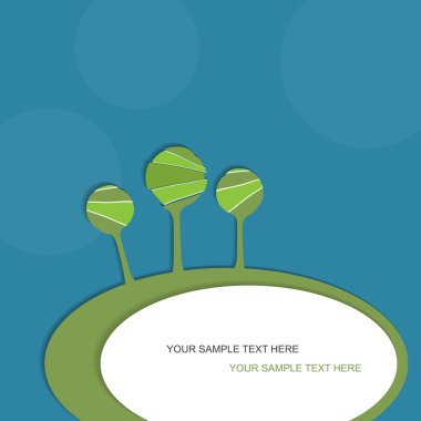 Modern tree clipart