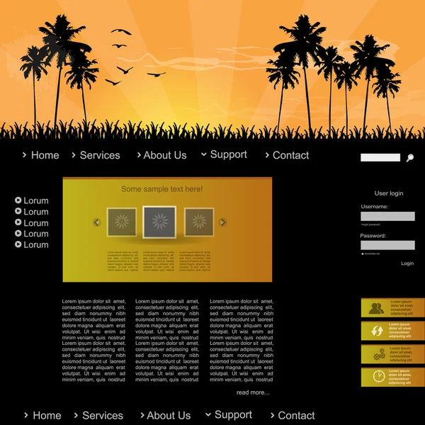 Design web moderne — Image vectorielle