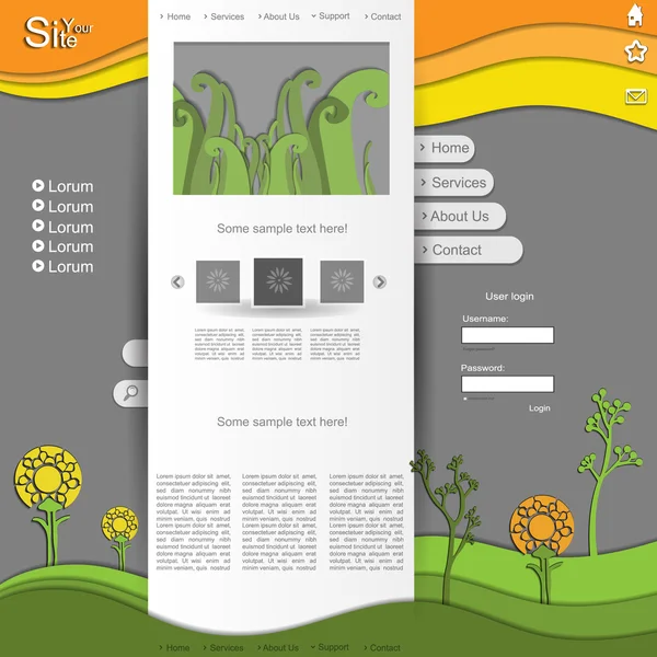 Vettoriale moderno creativo colorato web — Vettoriale Stock