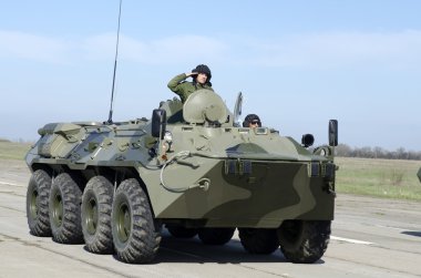 Russian BTR-80 clipart