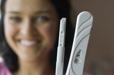 Positive pregnancy test clipart