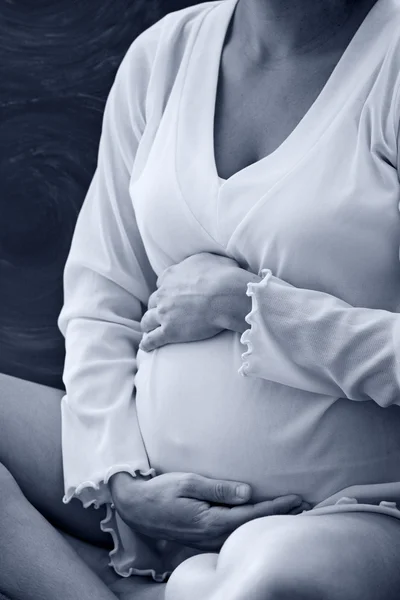 Zwangere buik detail — Stockfoto