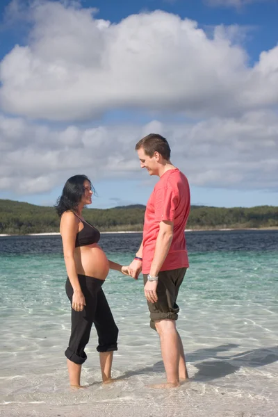 행복 한 임신 부부 — 스톡 사진