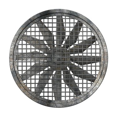 Large industrial fan clipart