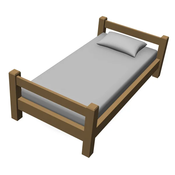 Kids bed — Stock Photo, Image