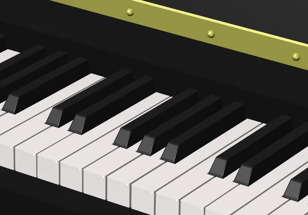 Клавье — стоковое фото