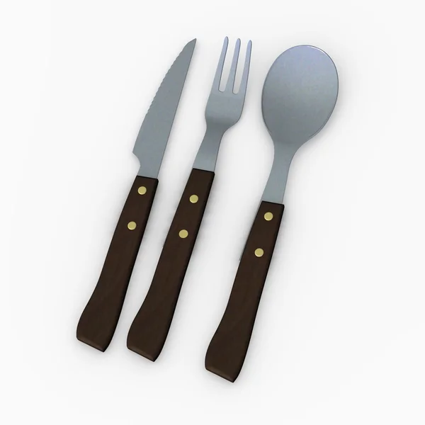Fork knife and spoon — Stock Photo, Image