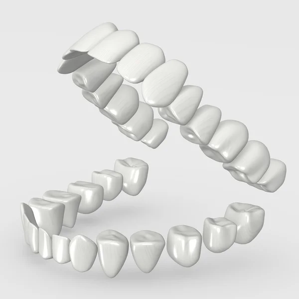 Människans tänder — Stockfoto
