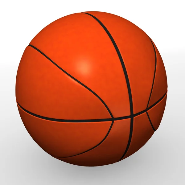 Bola de basquetebol — Fotografia de Stock