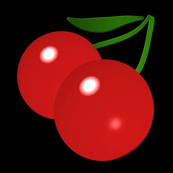 Cartoon cherry — Stock Photo, Image