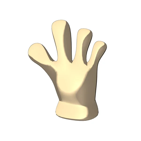 Мультяшная рука — стоковое фото