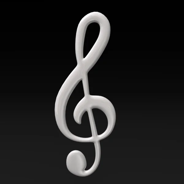 Muzyczny symbol — Zdjęcie stockowe