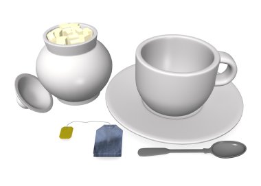 Çay takımı.