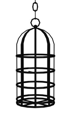 Tortural cage clipart