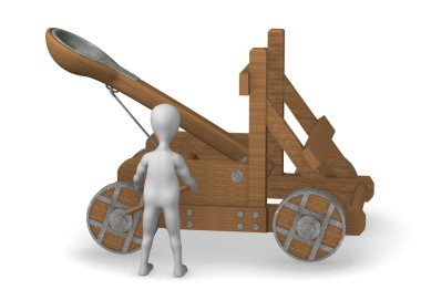 Catapult clipart