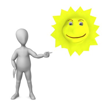 Sun face clipart