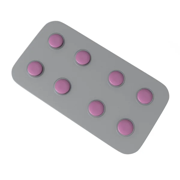 Placa de píldora — Foto de Stock