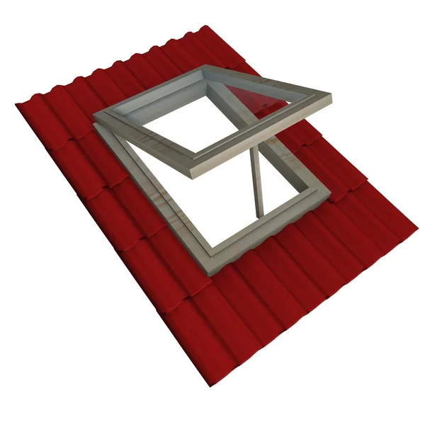 Tetőtéri ablakcolore 전선 — Stock Fotó