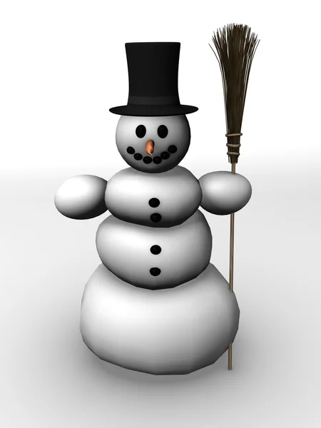 Snowman — Stock Photo, Image