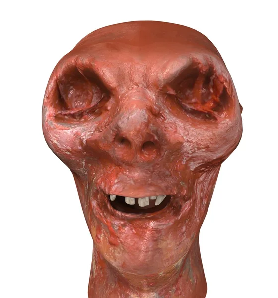 Zombie hoofd — Stockfoto