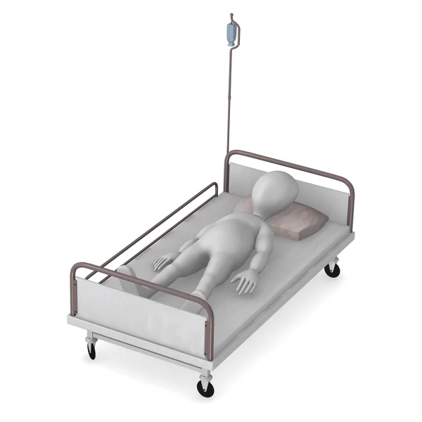 Больничная кровать — стоковое фото