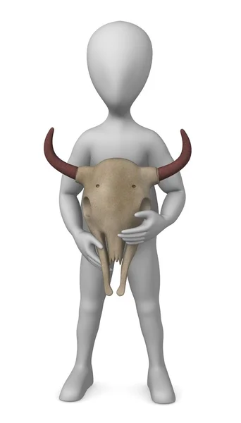 牛の頭蓋骨 — ストック写真