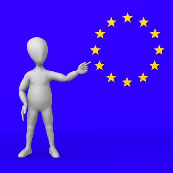 EU stars — Stock Photo, Image