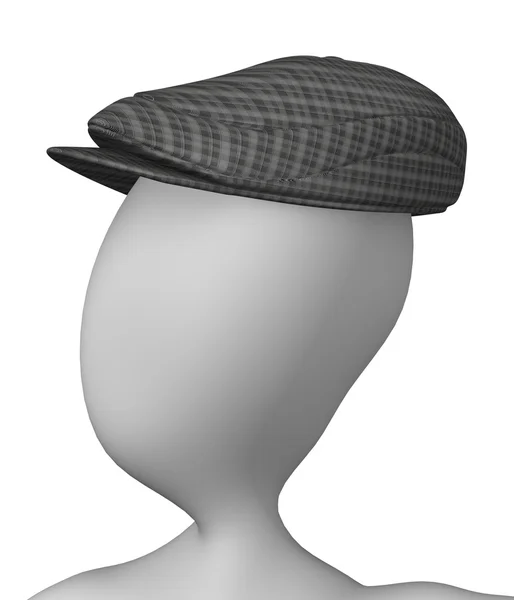 Carattere con cappello — Foto Stock