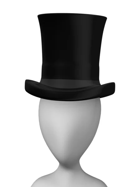 Carácter con sombrero — Foto de Stock