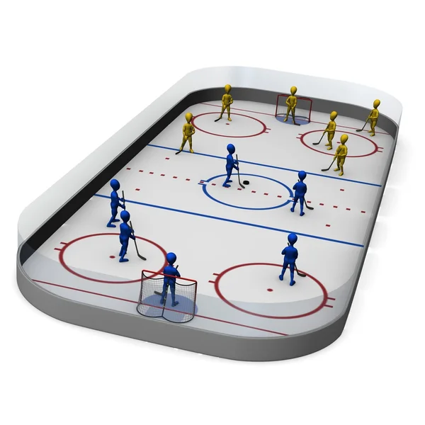 Hockeyfeld — Stockfoto