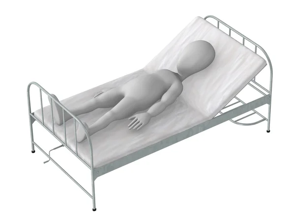 Лікарняне ліжко — стокове фото