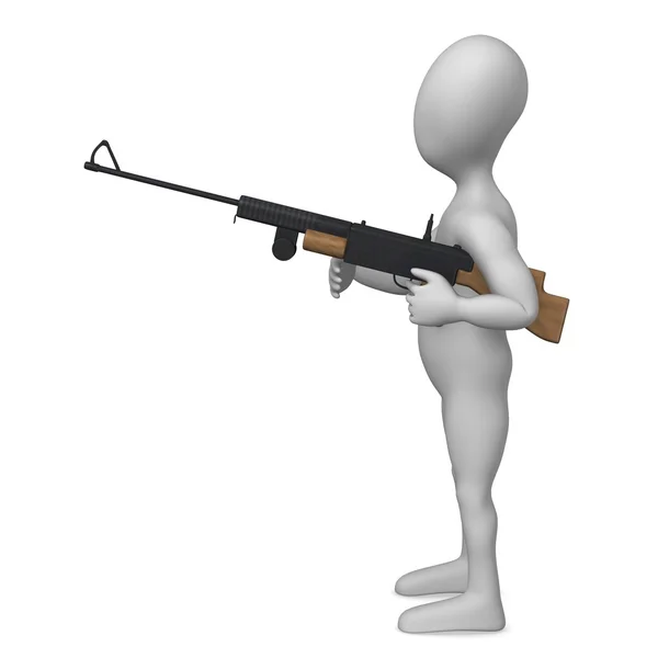 ícone de glifo de arma akm. arma de fogo de videogame virtual