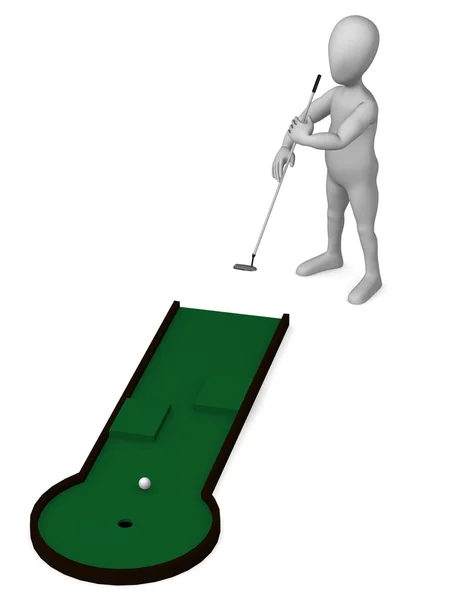 Mini golf — Zdjęcie stockowe