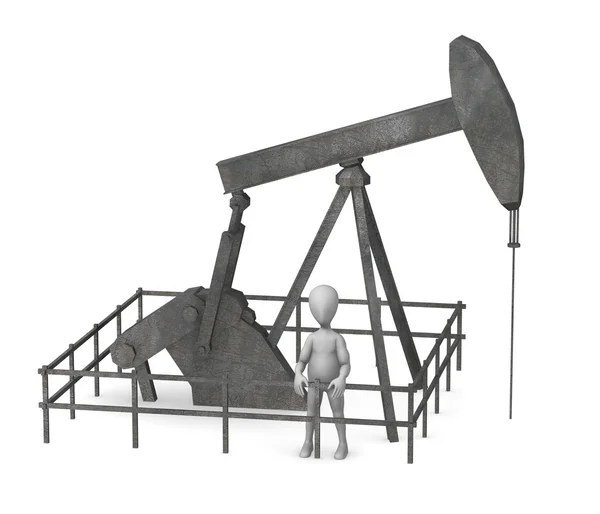 Нефтяная вышка — стоковое фото